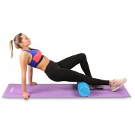 Ролик массажный для йоги INDIGO Foam roll IN045 30*15 см Голубой